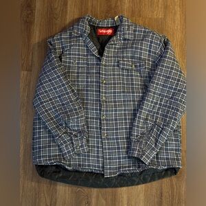 Wrangler Plaid Shirt Jacket